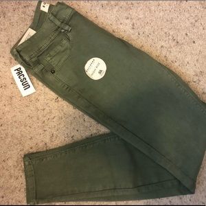 Olive Green PacSun High-Rise Skinniest Jeans